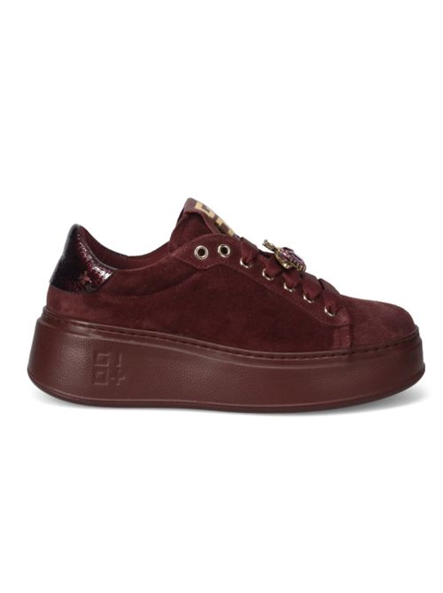 Sneakers PIA422A combi in suede con api di strass Gio+ GIO + | PIA422A-PORPORA